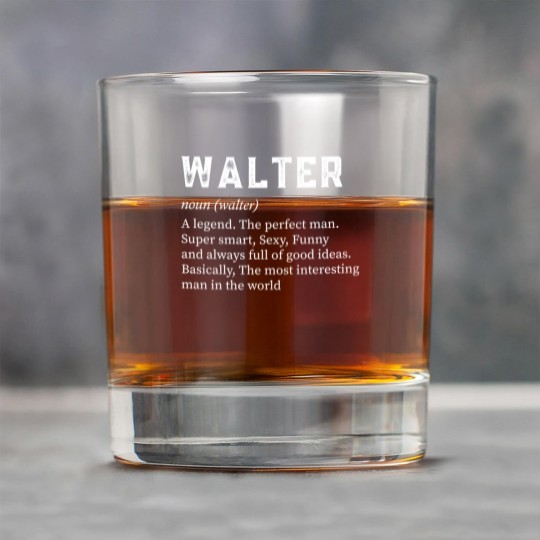 Discover Mens Walter Name Rock Glasses