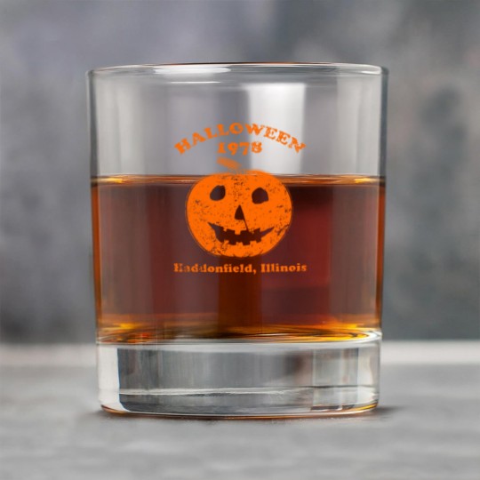 Discover Halloween 1978 holiday spooky gift myers pumpkin haddonfield Rock Glasses