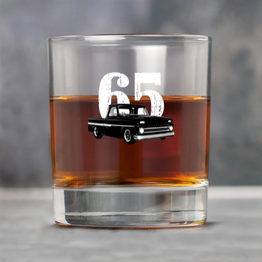 Discover 1965 C10 Pickup Truck Front Three Quarter View Rock Glasses