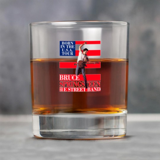 Discover Bruce Springsteen Born In Usa Tour Rock Glasses, Bruce Springsteen Usa Flag Rock Glasses