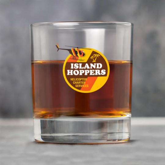 Discover island hoppers - RETRO DISTRESSED Rock Glasses