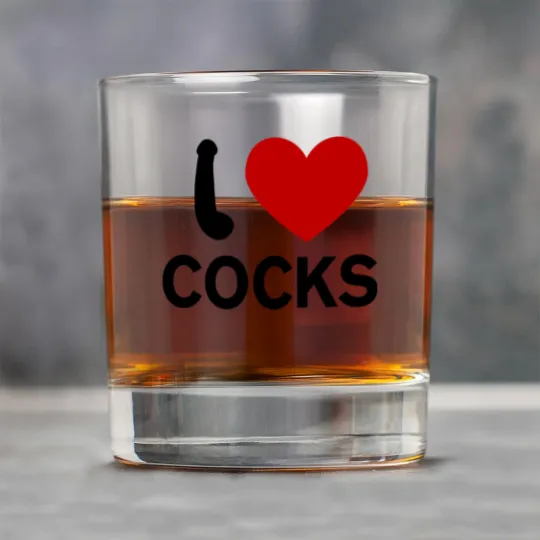 Discover I Love Cocks Rock Glasses