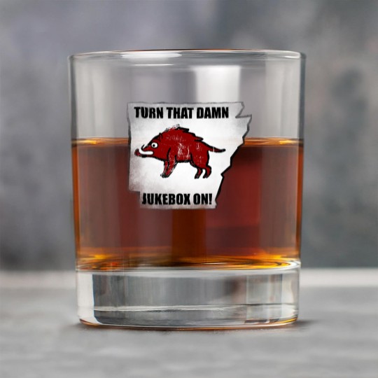 Discover Distressed Turn that Damn Jukebox On Rock Glasses