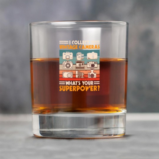 Discover Vintage Camera Collector Rock Glasses