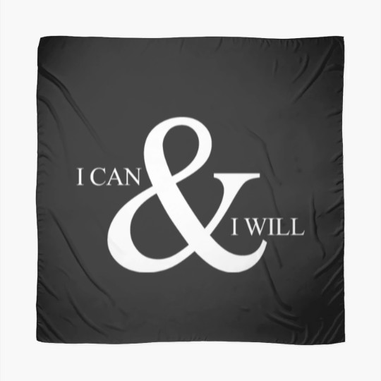 Discover I can and i will motivational white Scarves