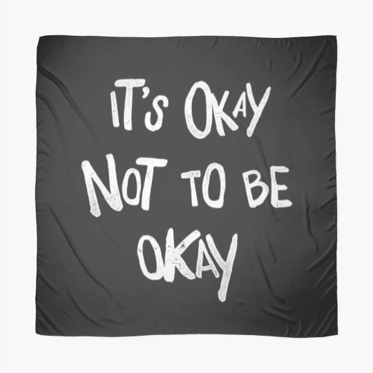 Discover Depression Merch Scarves It's Okay Not To Be Okay