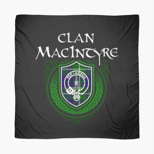 Discover MacIntyre Surname Scottish Clan Tartan Crest Badge Scarves