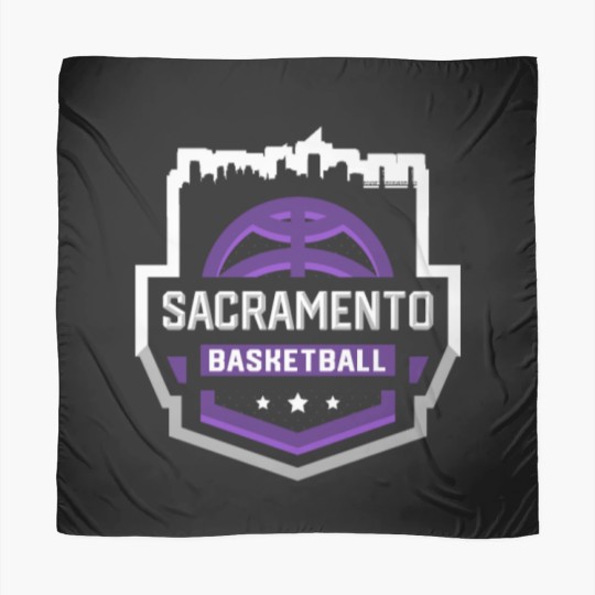 Discover Classic Sacramento Basketball Stars Skyline Scarves