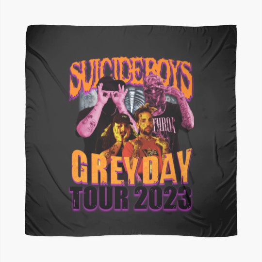 Discover Suicideboys Rap Scarves, Grey Day 2023 World Tour Vintage 90s
