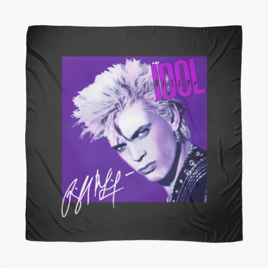 Discover Billy Idol Scarves Billy Idol Whiplash Smile Song Cotton Scarves Men Women