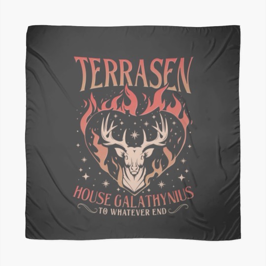 Discover Terrasen Acotar Scarves, Terrasen To Whatever End Fireheart Scarves, House Galathynius, Throne of Glass Scarves