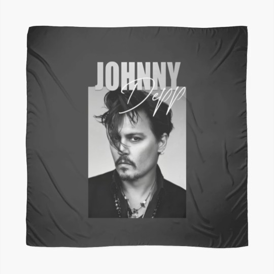 Discover Johnny Depp BW Johnny Depp Scarves