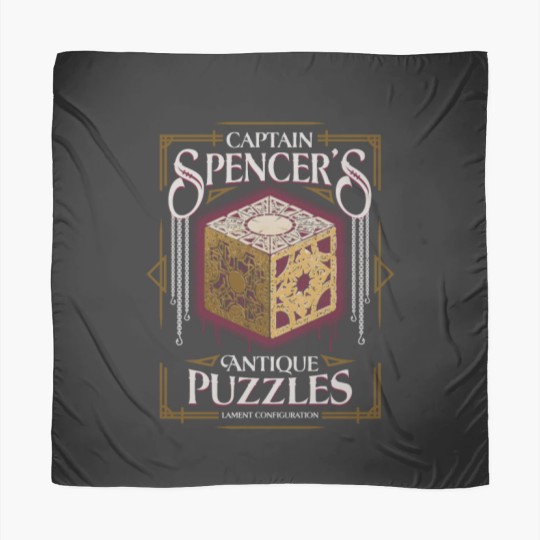 Discover Captain Spencer's Antique Puzzles - Vintage Horror - Hellraiser Scarves