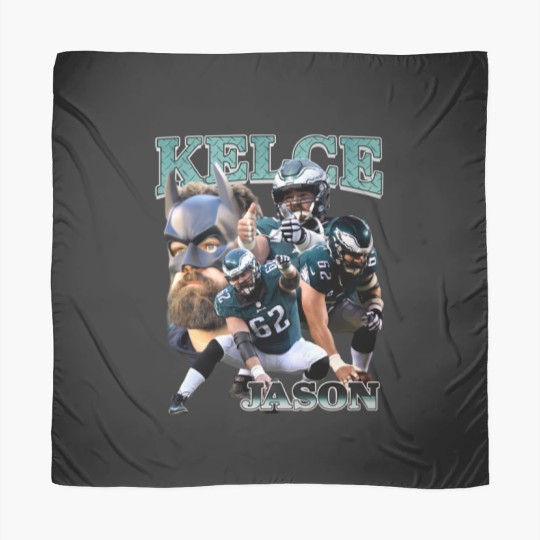 Discover Vintage 90s Graphic Style Jason Kelce Scarves, Jason Kelce Scarves