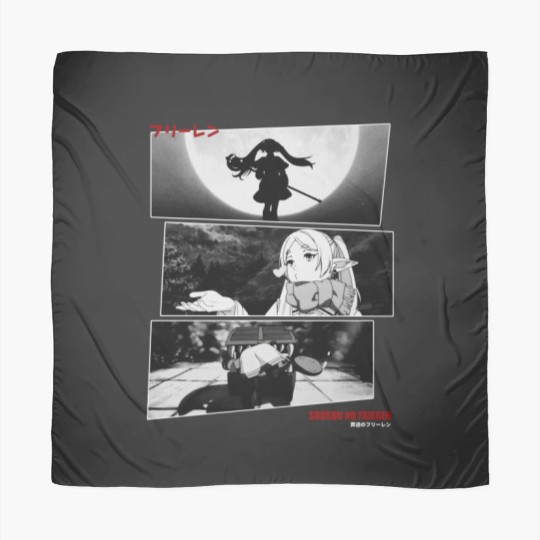 Discover Sousou No Frieren Frieren Halftone Design Scarves