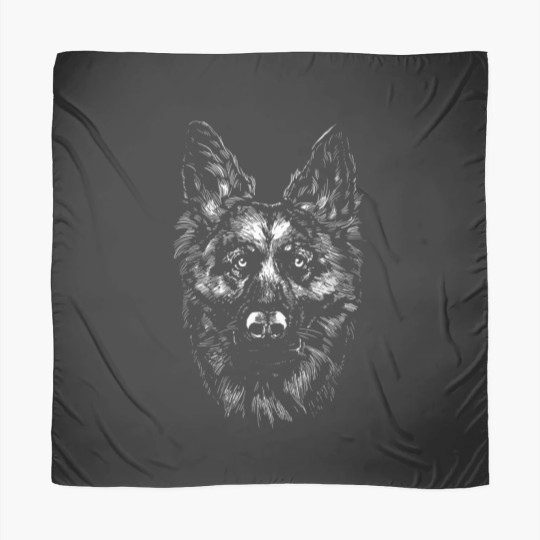 Discover German Shepherd Monochrome Scarves Scarves