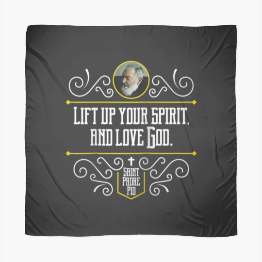 Discover St Padre Pio Quote Spiritual Direction Catholic Scarves