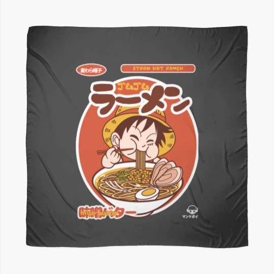Discover Luffy chibi eating Ramen Scarves