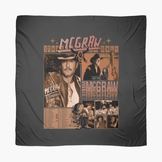 Discover Tim Mcgraw Tour Standing Room Only Scarves, Tim Mcgraw Country Music Tour 2024