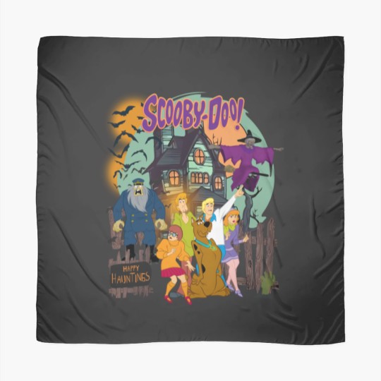Discover Vintage Spooky Scooby-Doo Scarves: Haunted House
