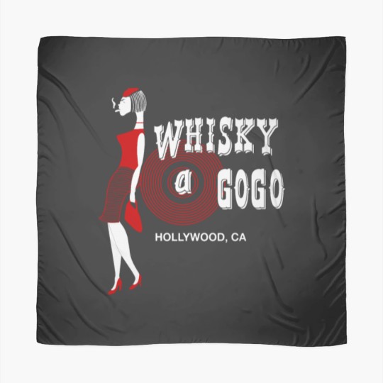 Discover Rare Whiskey A Go Go 80s Hollywood Calif ornia Rock and Roll Scarves