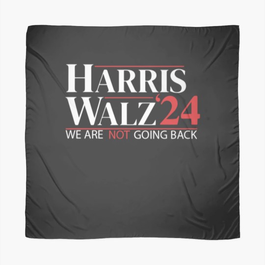 Discover Harris Walz Scarves 2024,We Are Not Going Back Scarves, Kamala Walz Scarves
