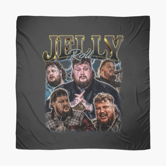 Discover Jelly Roll The Beautifully Broken Tour 2024 Scarves 90S Vintage Concert