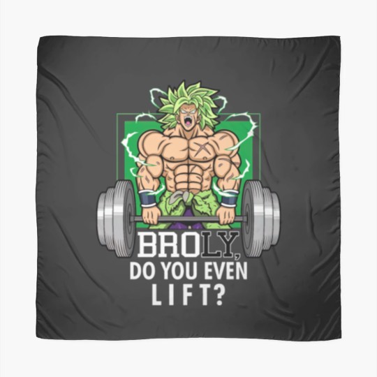 Discover Brolifting Super Saiyan Gym Lifting Broly Anime Workout Scarves