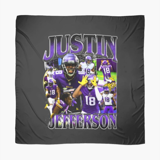 Discover Vintage 90s Graphic Style Justin Jefferson Scarves