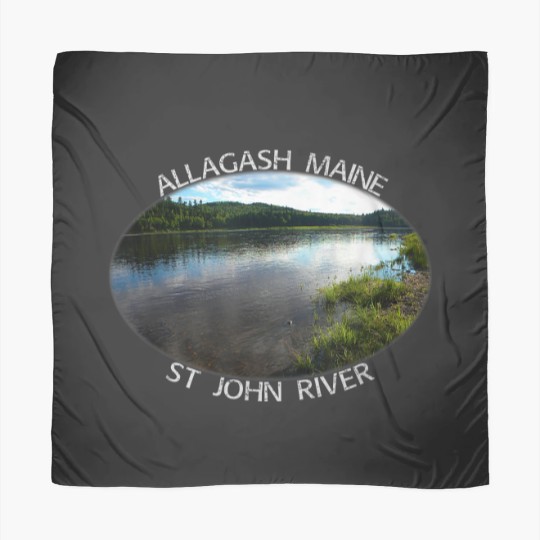 Discover Allagash Maine St John River Old Schoolhouse Roa Scarves