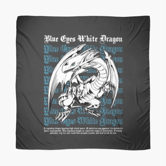 Discover Blue Eyes White Dragon Yugioh Duel Monsters Anime Scarves