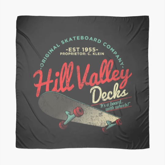 Discover Hill Valley Decks Original Skateboard Company Scarves