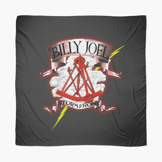 Discover 1990 Billy Joel Storm Front, Only The Good Die Young Vintage Scarves