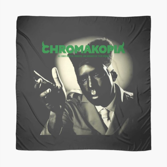 Discover Tyler the Creator Chromakopia Scarves, rap album merch, hip-hop fashion