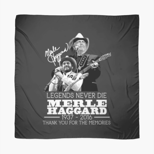 Discover Vintage Merle Haggard Memories Signed Men Scarves