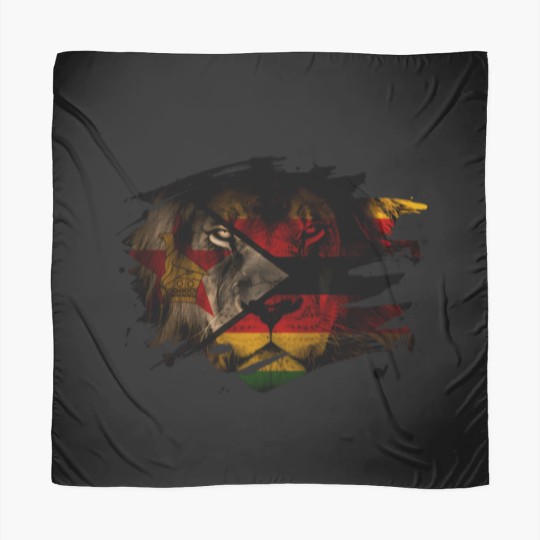 Discover Zimbabwe Lion Flag Scarves