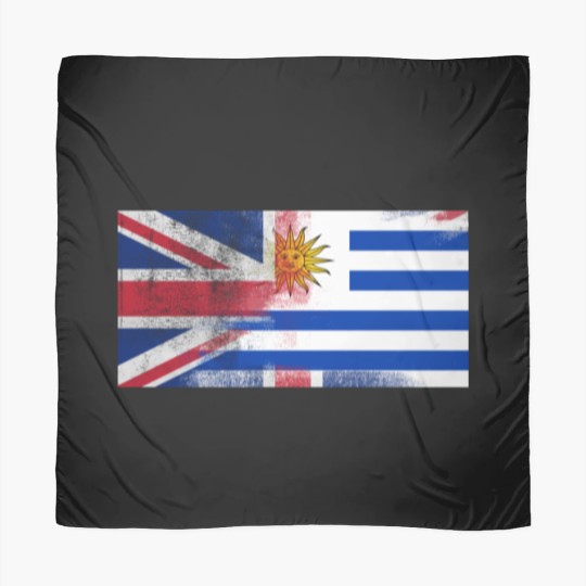 Discover British Uruguayan Half Uruguay Half UK Flag Scarves