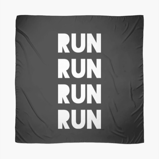 Discover Run Run Run Inspirational Scarf