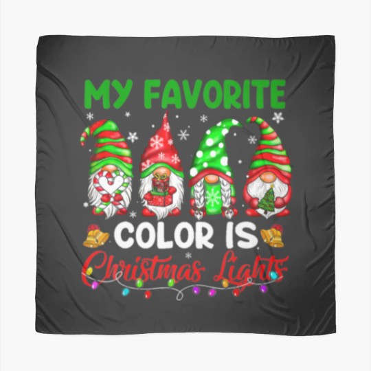 Discover Gnomes My Favorite Color Is Christmas Light Scarves