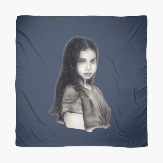 Discover Hope Sandoval pencil drawing Scarves