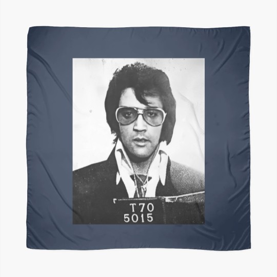 Discover VINTAGE MUGSHOT ELVIS - Elvis Presley - Scarves