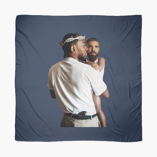 Discover Kendrick Lamar Holding Baby Drake Unisex Cotton Scarves