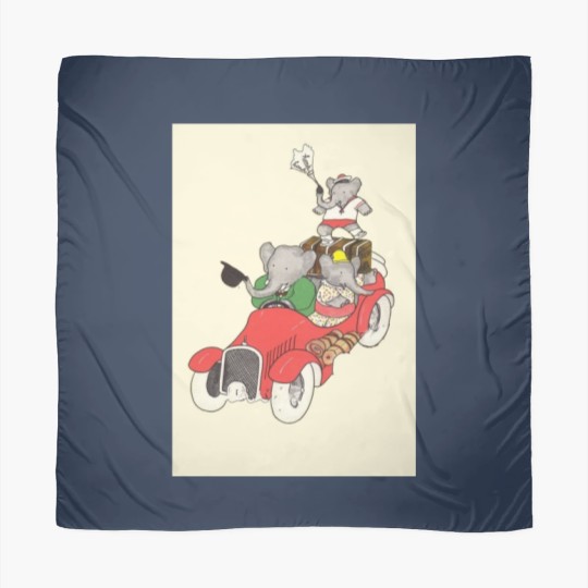 Discover Babar in a car Scarves