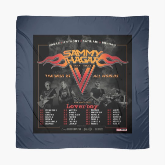 Discover Sammy Hagar Tour 2024 With Loverboy Scarves S