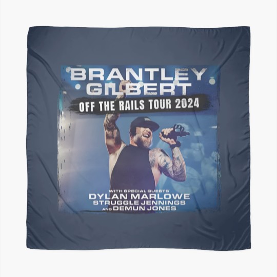 Discover Brantley Gilbert Off The Rails Tour 2024 Scarves -