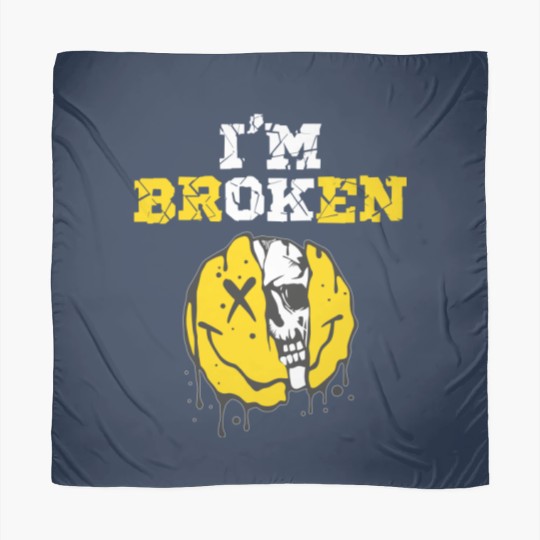 Discover I'M Broken Workout Running Invisible Illness I'm OK Broken Scarves