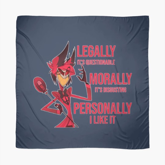 Discover Alastor Hazbin Hotel Meme Scarves