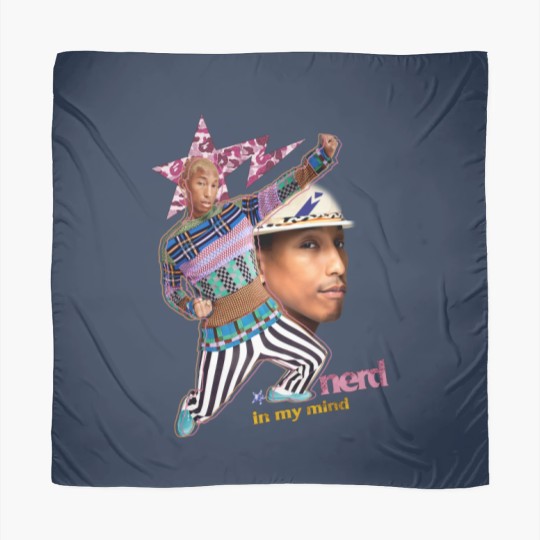 Discover Pharrell William Nerd In My Mind Vintage Scarves