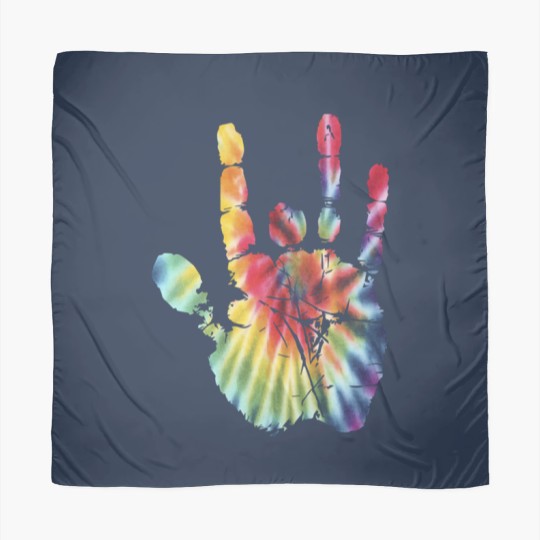 Discover Tie Dye Jerry Garcia Hand Bill Kreutzmann Scarves
