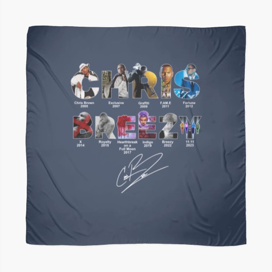 Discover Chris Brown 11:11 Tour 2024 Scarves, Chris Brown Fan Scarves